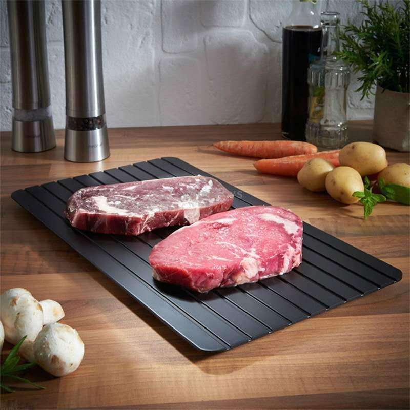 Thawing Plate Frozen Quick Thawing Plate Kitchen Tool Aluminum Alloy Thawing Plate, Specification: L