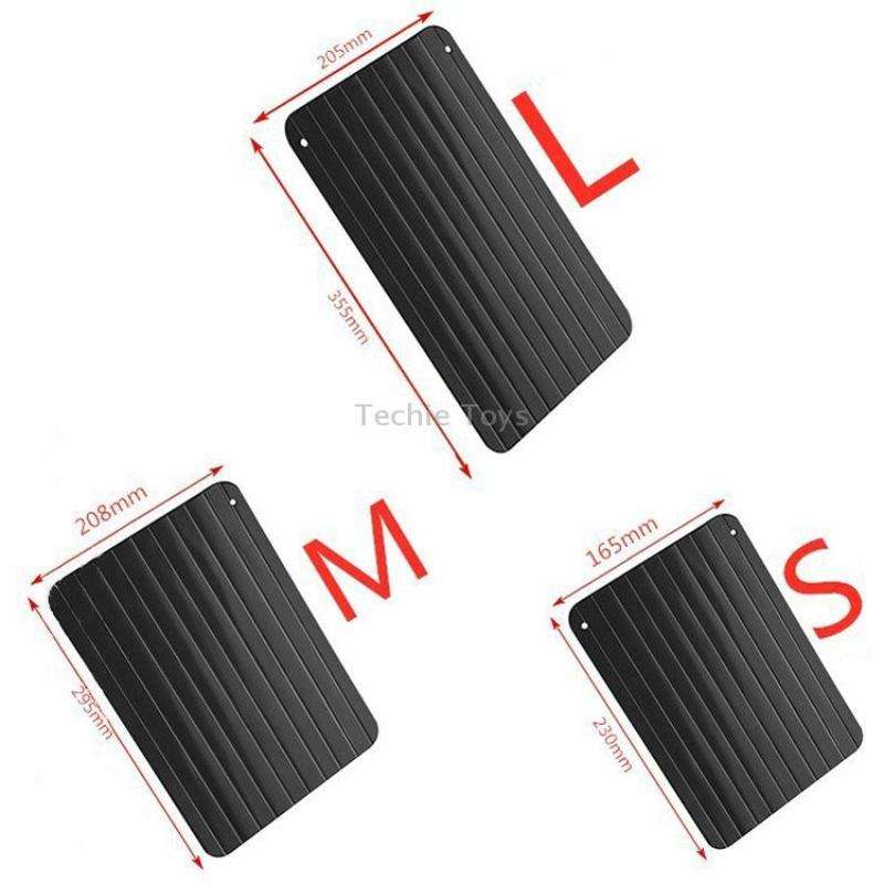 Thawing Plate Frozen Quick Thawing Plate Kitchen Tool Aluminum Alloy Thawing Plate, Specification: L