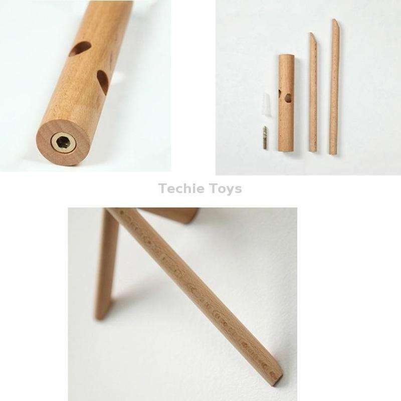 Solid Wood Hanger Wall Decoration Coat Hook Black Walnut Hook