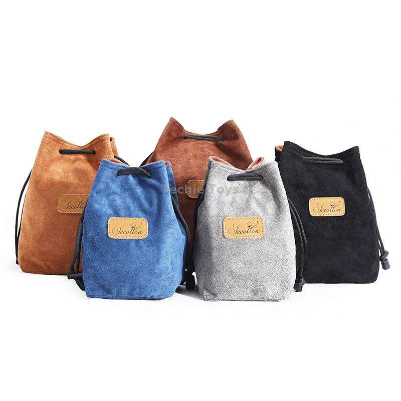 S.C.COTTON Liner Shockproof Digital Protection Portable SLR Lens Bag Micro Single Camera Bag Round B