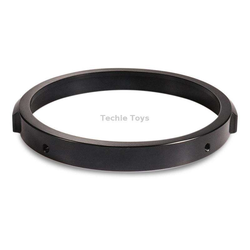 5.75 Inch Round Retro Headlight Ring Motorcycle Headlight Modification Parts(Black)