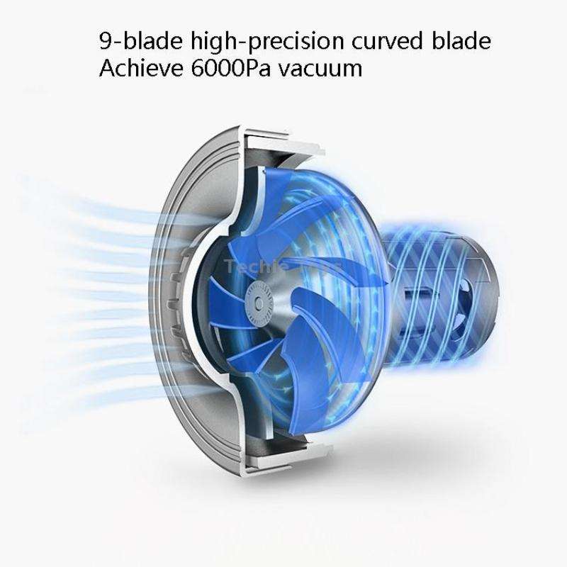 Car Handheld Portable Vacuum Cleaner Small Car Vacuum Cleaner Wireless Black