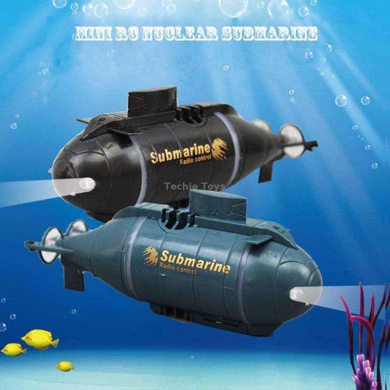 Children 2.4G Electric Six-Way Mini Submarine Model Boy Playing In Water Remote Control Boat Nuclear