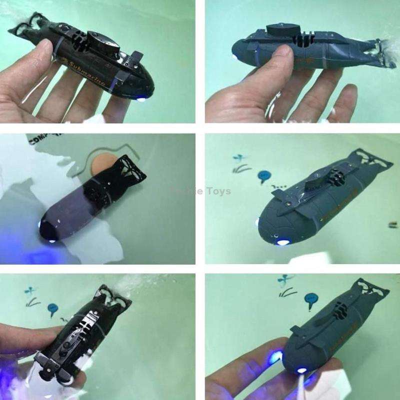 Children 2.4G Electric Six-Way Mini Submarine Model Boy Playing In Water Remote Control Boat Nuclear