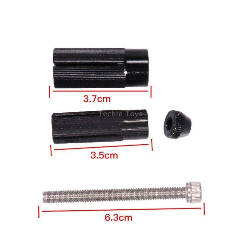 Motorcycle Modified Rearview Mirror CNC Handle Mirror Accessories(Black)