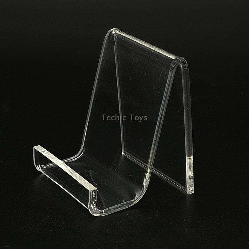 QH-040 10 PCS Acrylic Transparent Mobile Phone Display Stand(Transparent)