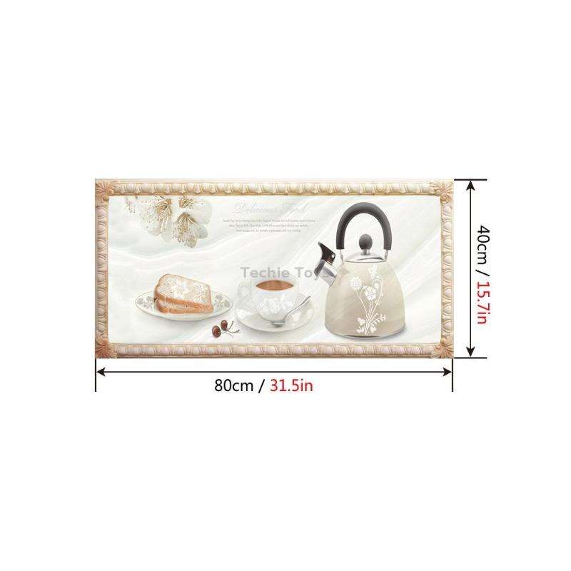 Self-Adhesive Heat-Resistant Oil-Proof Stickers Household Kitchen Stove Tile Wall Stickers, Specific