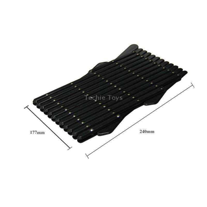 Pet Car Window Protective Fence Car Retractable Protective Fence, Specification: 24x17.7x1.2cm(Black