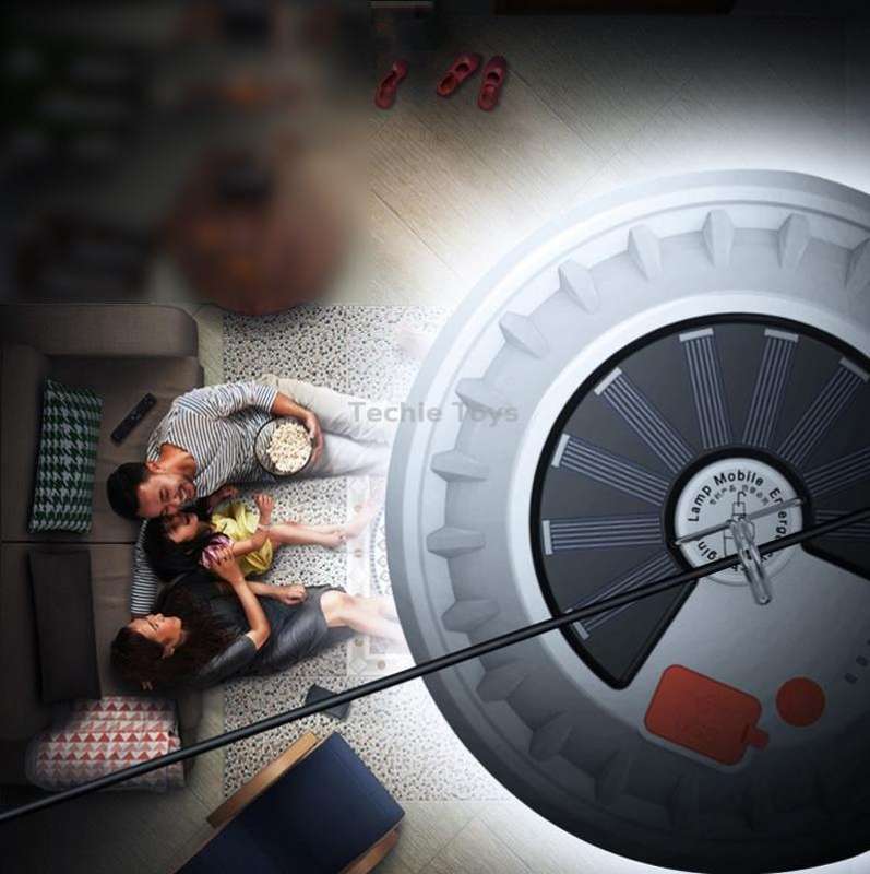 V61 60 LEDs UFO Rechargeable Light Household Emergency Light Bulb Outdoor Camping Night Market Stall