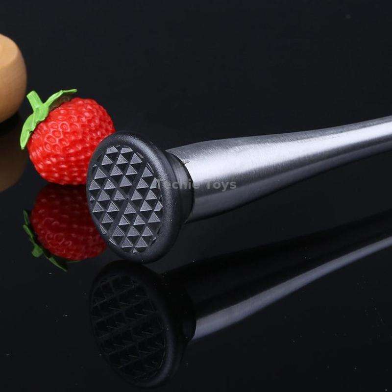 Fruit Crushed Popsicles Crushed Ice Hammer Bartender Mashed Sticks, Specification: Large