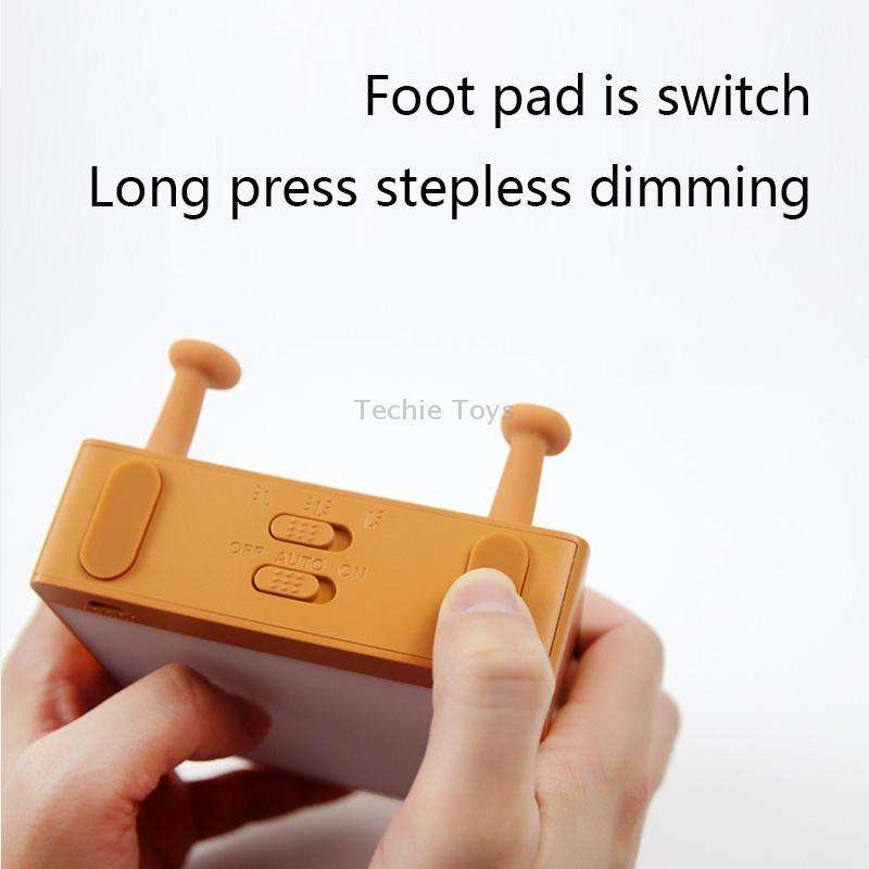 F-L-01 Toast Bread Night Light With Mobile Phone Holder Children Bedroom Timing Sleep Light(Playful)