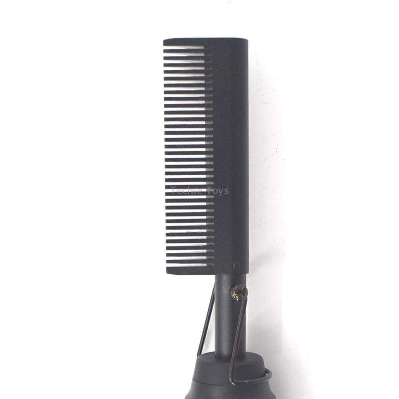 Multifunctional Comb Dry And Wet Dual-Use Curly Hair Straightening Stick Electric Perm Comb US Plug(