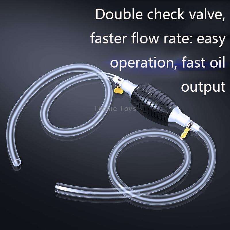 D05 2 PCS Manual Car Oil Pump Truck Fuel Tank Deflector Oil Suction Pipe, Color Classification: 1 Me