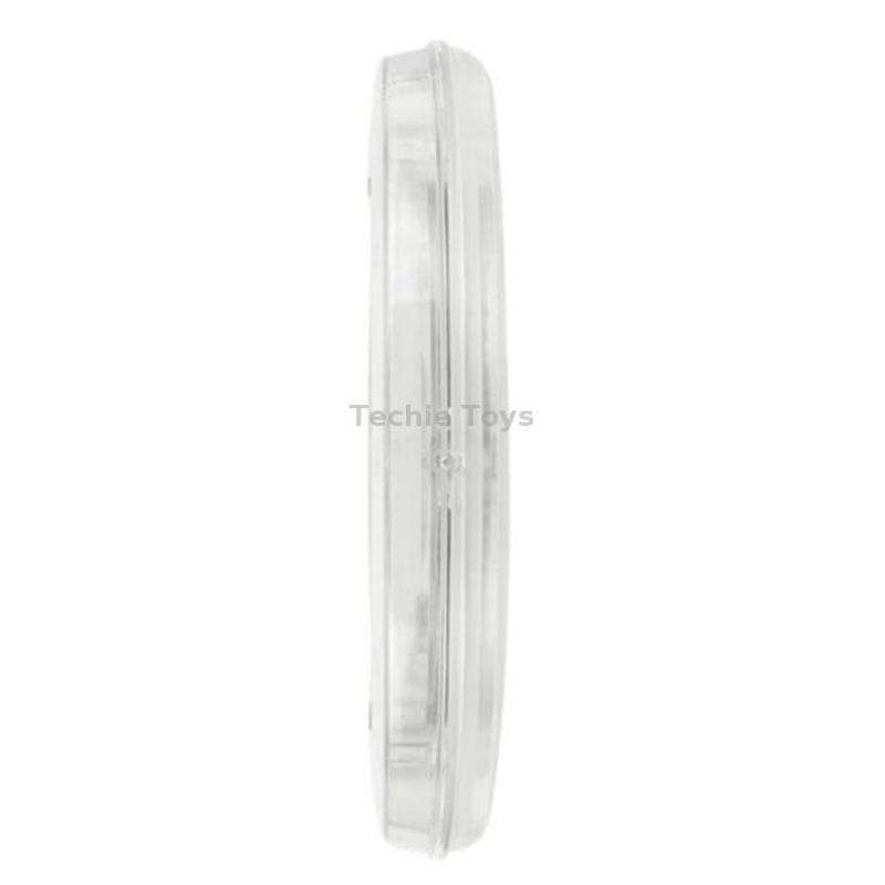 Pet Supplies PC Material Round Glass Door Cat Puppy Door Hole(Transparent)