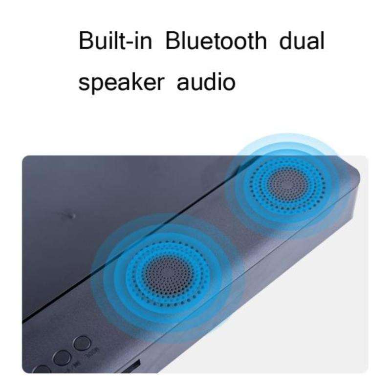 3D High-Definition Mobile Phone Screen Amplifier With Bluetooth Speaker Desktop Stand(Black)