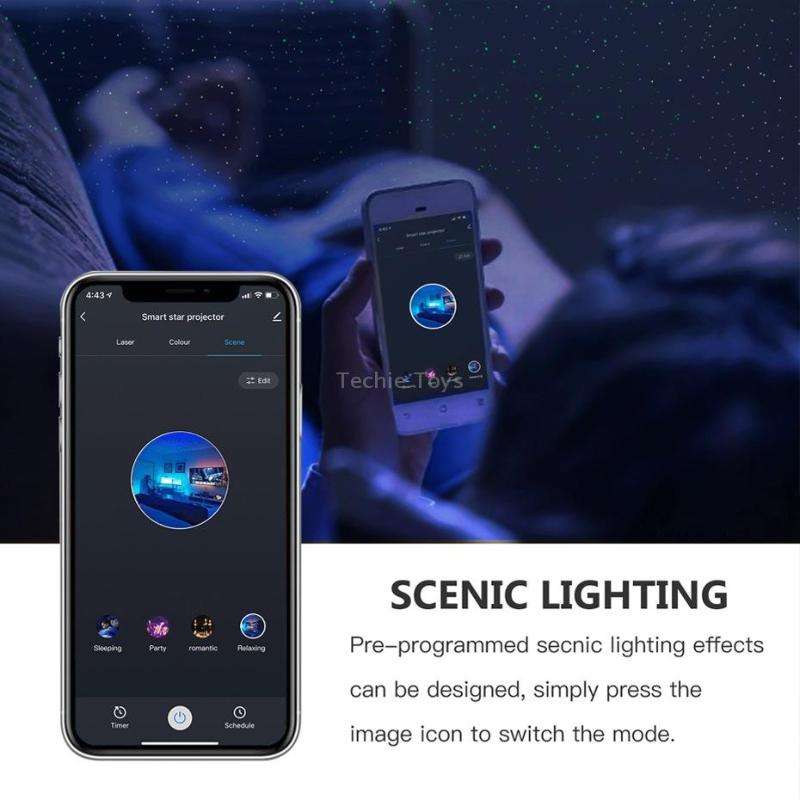 SK20 Laser Full Star Night Lamp LED Starry Lamp APP Graffiti Intelligent Control Laser Projector Lam