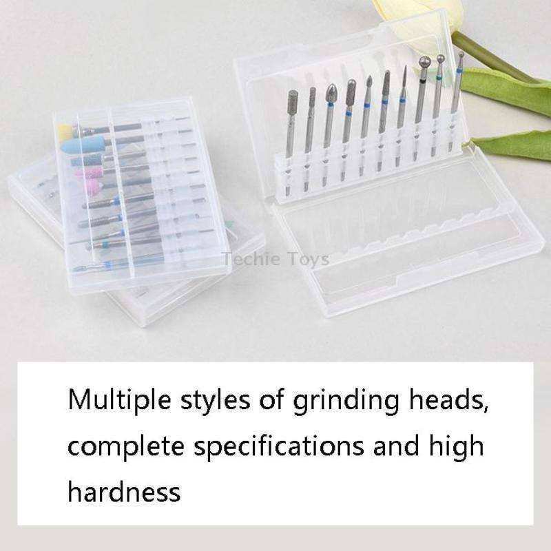 Tungsten Steel Alloy Nail Art Polished Head Set Grinding Machine Drain Brush Dead Polishing Tool, Sp