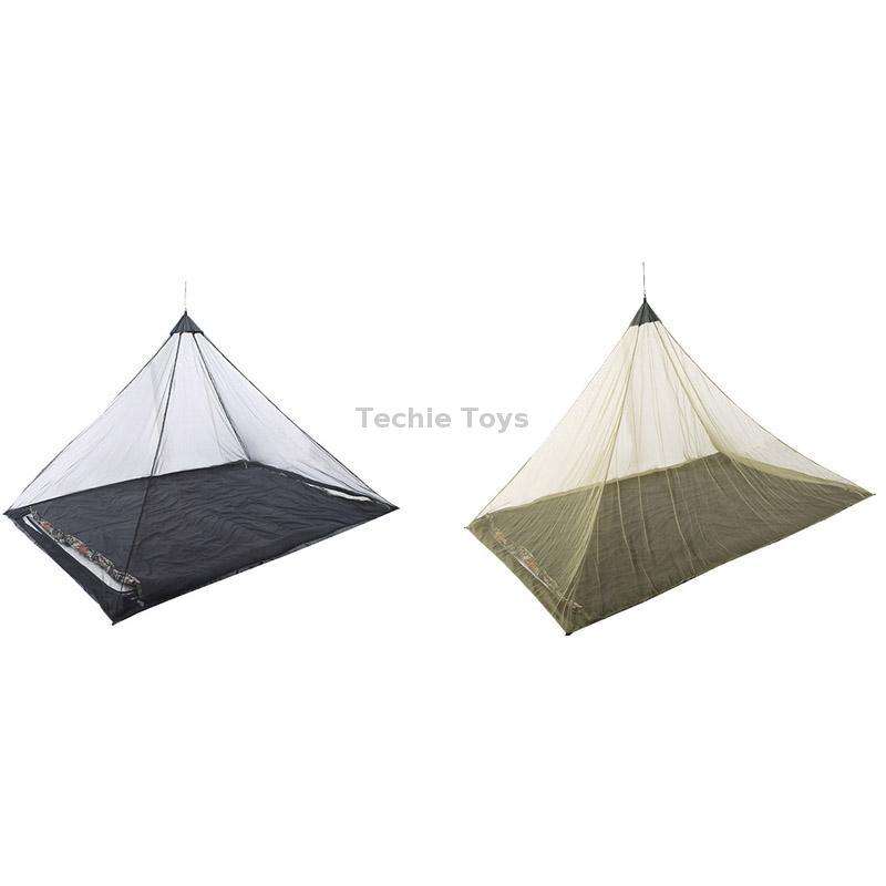 Polyester Mesh Tent Outdoor Camping Single Perspective Anti-Mosquito Net(Army Green)