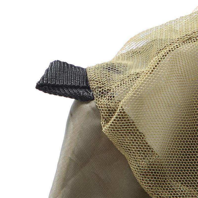 Polyester Mesh Tent Outdoor Camping Single Perspective Anti-Mosquito Net(Army Green)