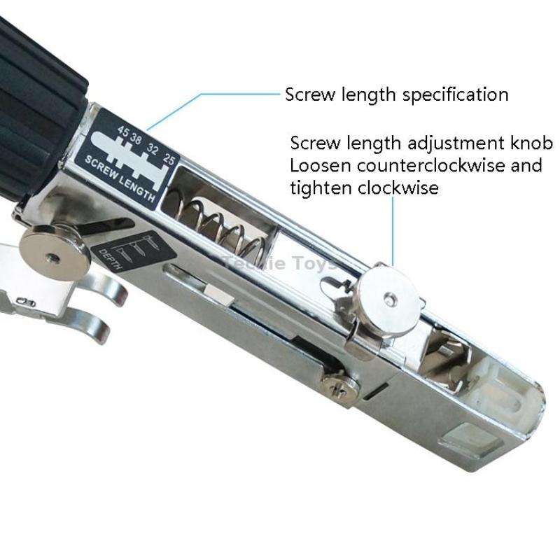 JieLi Chain Belt Screw Converter Electric Screwdriver On Gypsum Board Tool With 50 Chains Strap