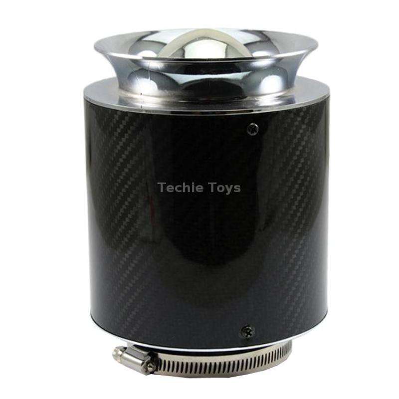 013 Car Universal Modified High Flow Carbon Fiber Mushroom Head Style Air Filter, Specification: Lar