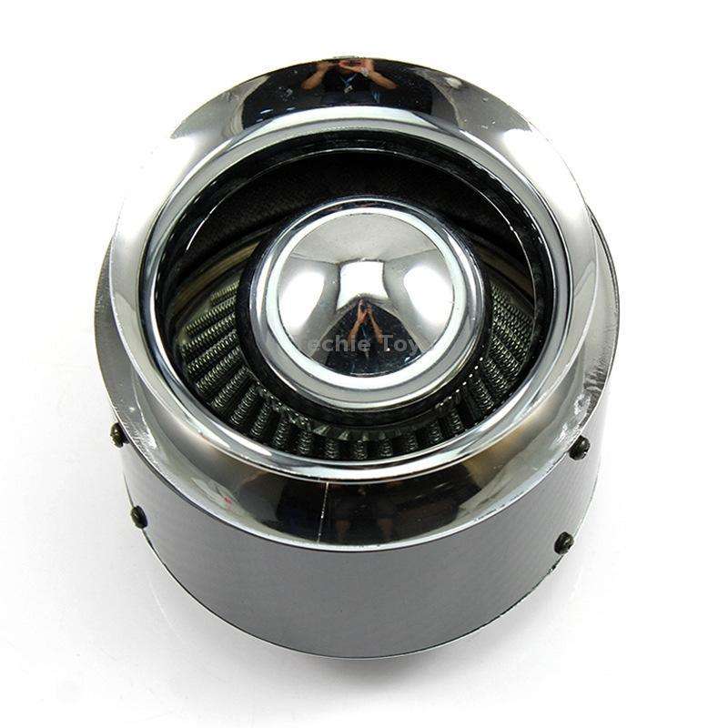 013 Car Universal Modified High Flow Carbon Fiber Mushroom Head Style Air Filter, Specification: Lar