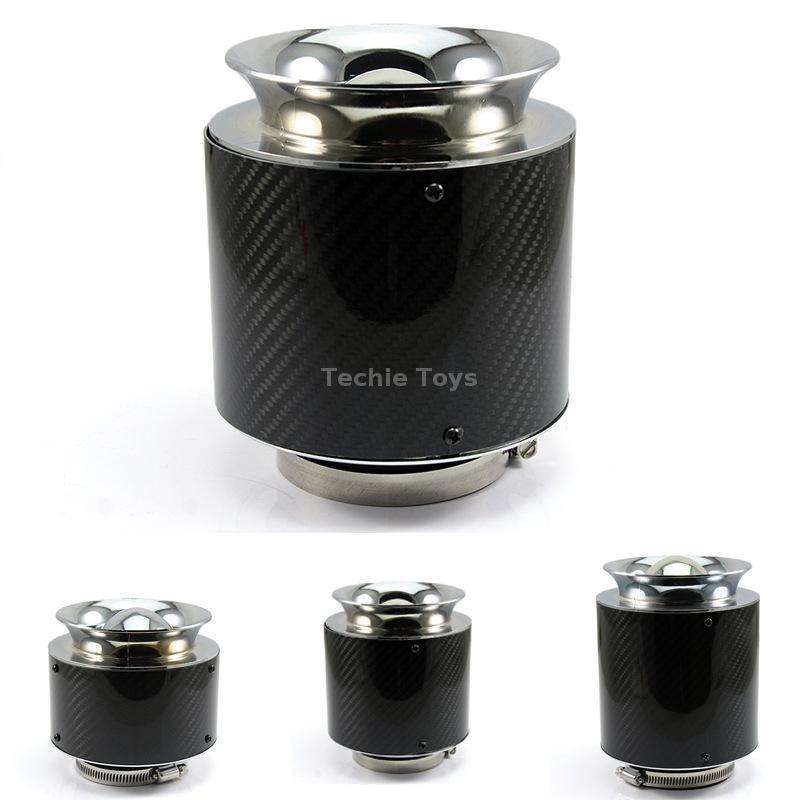 013 Car Universal Modified High Flow Carbon Fiber Mushroom Head Style Air Filter, Specification: Lar