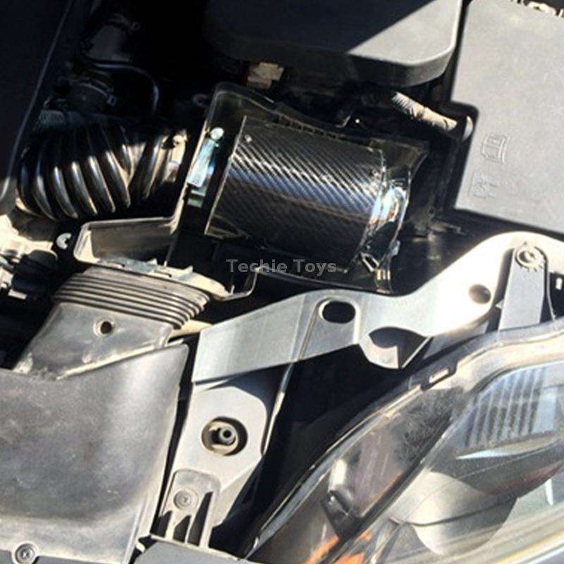 013 Car Universal Modified High Flow Carbon Fiber Mushroom Head Style Air Filter, Specification: Lar