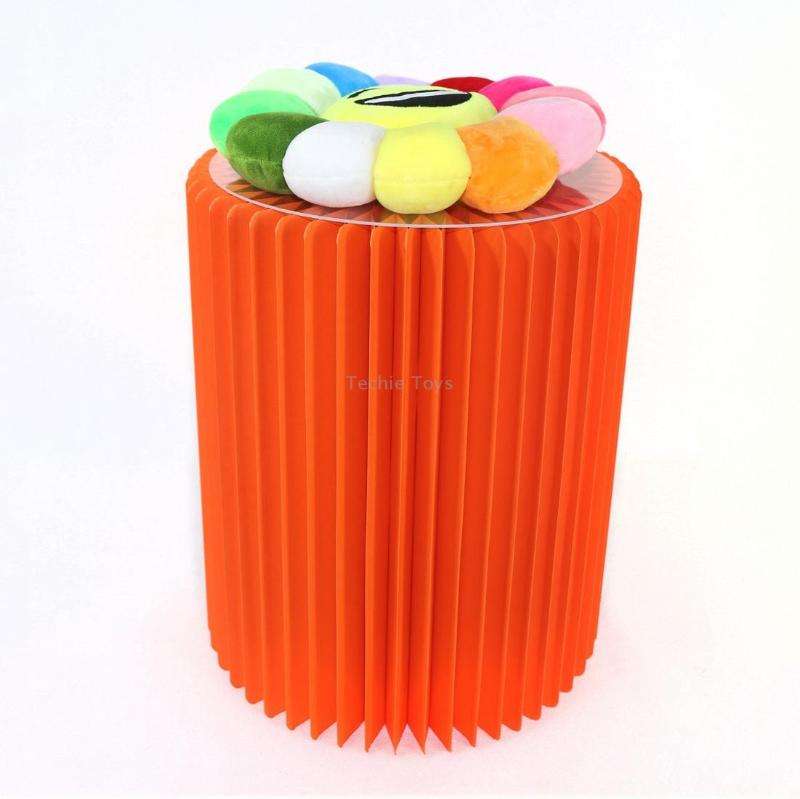 SH-236 Short Folding Paper Stool Household Multifunctional Convenient Stool(Orange)