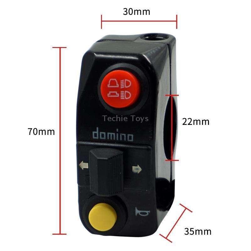 Motorcycle Modification Aluminum Alloy Handle Switch High Low Beam Light Turn Signal Horn Control Sw