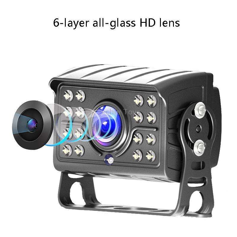 Big Truck 7 Inch Display Night Vision Camera Reversing Monitoring System Car HD Inverted Video, Reso