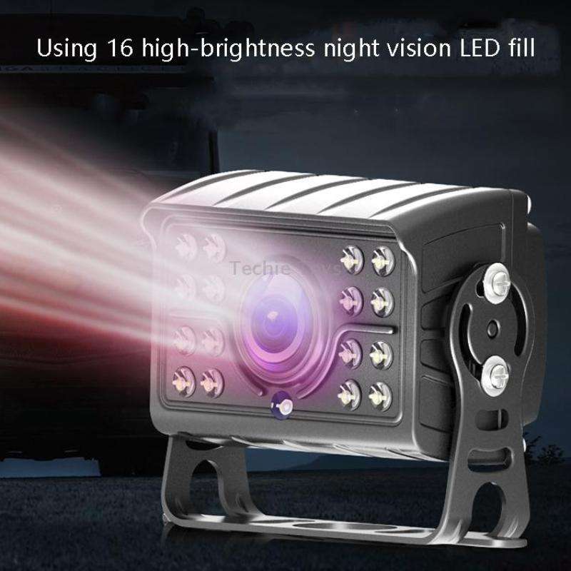 Big Truck 7 Inch Display Night Vision Camera Reversing Monitoring System Car HD Inverted Video, Reso