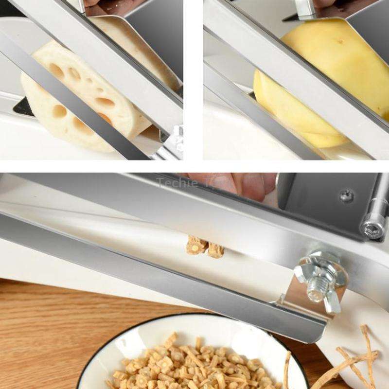Lamb Slicer Household Manual Vegetable Cutter Meat Slicer(White)
