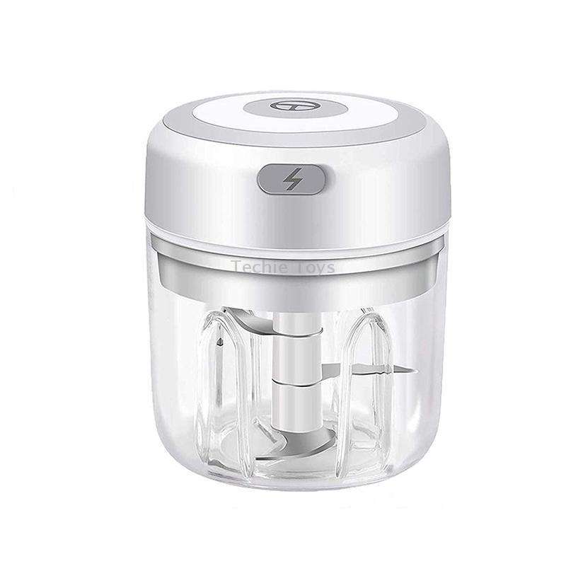 ZM-14 Household Mini Wireless Electric Garlic Masher, Colour: High Cup White 250ml