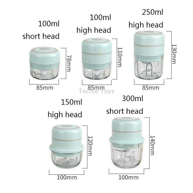ZM-14 Household Mini Wireless Electric Garlic Masher, Colour: High Cup White 250ml