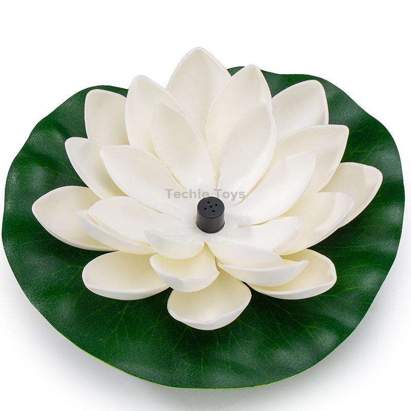 CPS30-0712A Solar Fountain Floating Views Garden Pool Water Scene, Lotus Leaf Flower Style,Color Ran