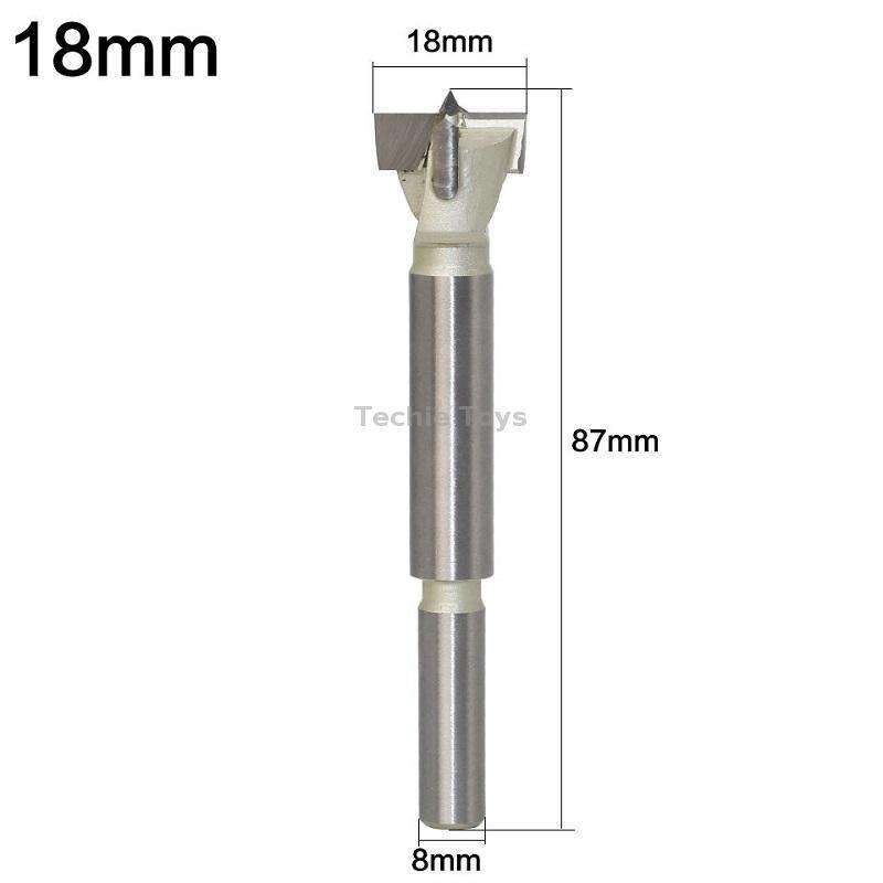 18mm Woodworking Drill Bit Hole Opener Round Lengthened Wooden Door Drill