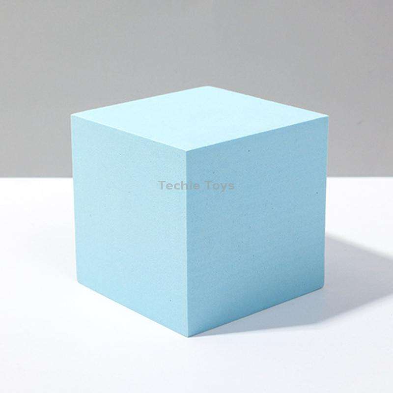 8 PCS Geometric Cube Photo Props Decorative Ornaments Photography Platform, Colour: Large Light Blue