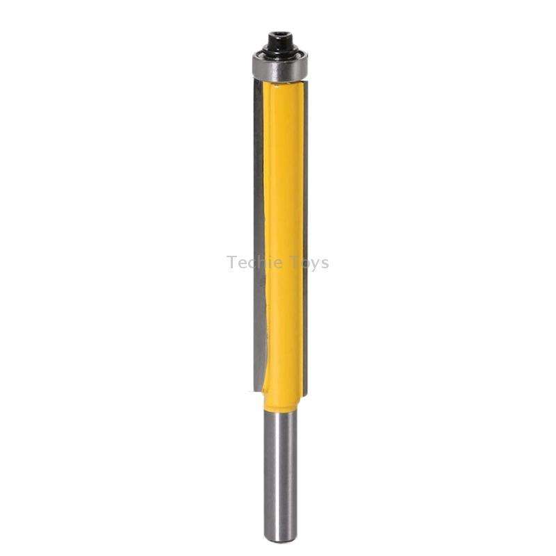 8-Handle Extended Trimming Cutter With Bearing Woodworking Line Milling Cutter, Specification: 8x1/2