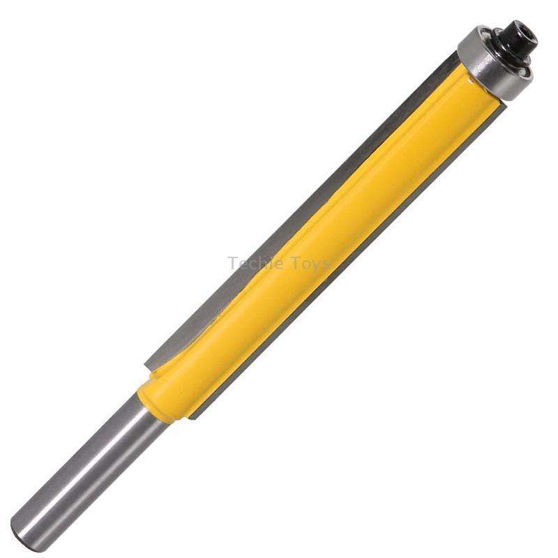 8-Handle Extended Trimming Cutter With Bearing Woodworking Line Milling Cutter, Specification: 8x1/2