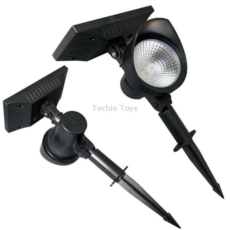 Solar Flood Light Home Solar Garden Villa Lawn Lamp(White Light 6500K)