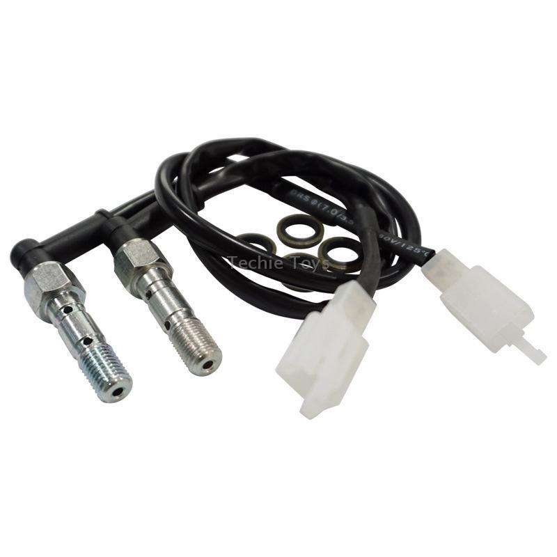 Motorcycle Accessories Disc Brake Pad M10 Hydraulic Brake Switch Double Hole Hydraulic Brake Switch,