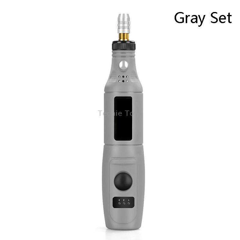 Mini Electrical Engraving Pen Cutting And Polishing Electrical Grinder Tool Set, US Plug(Green)