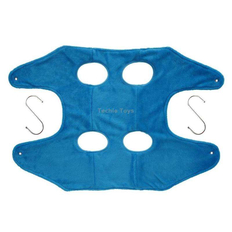 Cat And Dog Hammock Pet Nail Trim Thickening Grooming Hammock, Size: Middle 30cm(Blue)