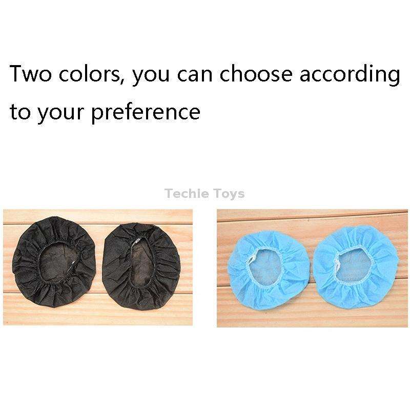 50 Pairs Earphone Disposable Dust Cover Game Headset Non-Woven Protective Cover(50 Pairs of Independ