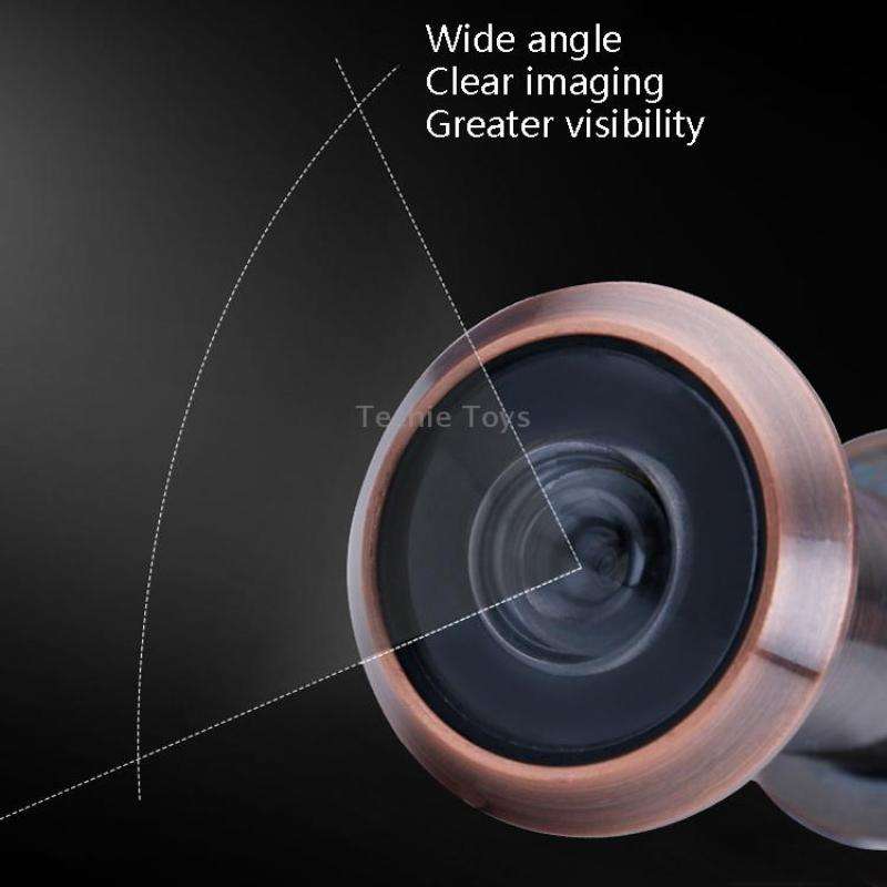 2 PCS Security Door Cat Eye HD Glass Lens 200 Degrees Wide-Angle Anti-Tiny Hotel Door Eye, Specifica