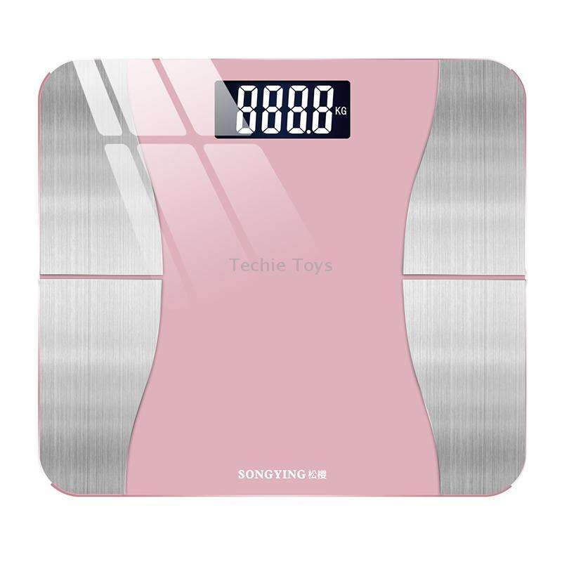 SONGYING SY06 Smart Body Fat Scale Home Body Weight Scale, Size: Charging Version(290x260mm)(Cherry