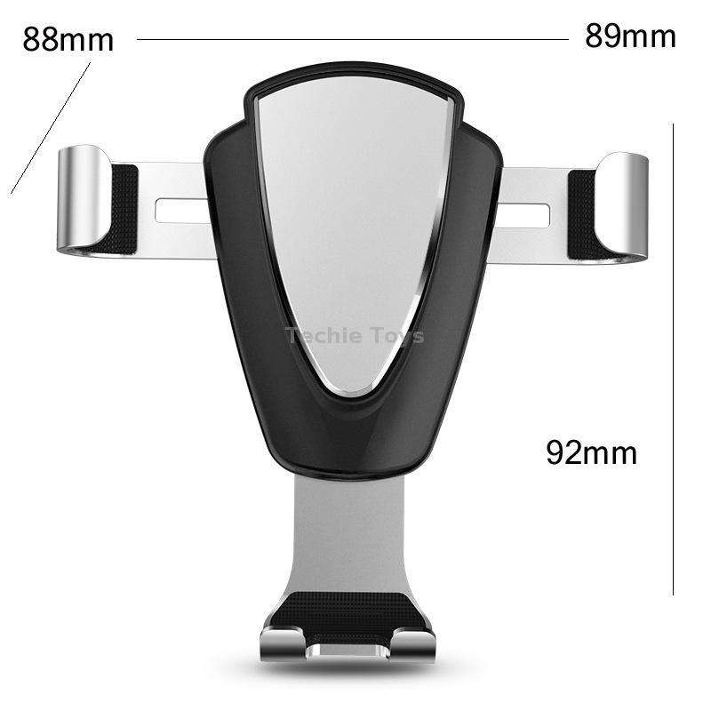 Multifunctional Mobile Phone Holder With Car Air Outlet Car Navigation Support Frame(Dark Gray)
