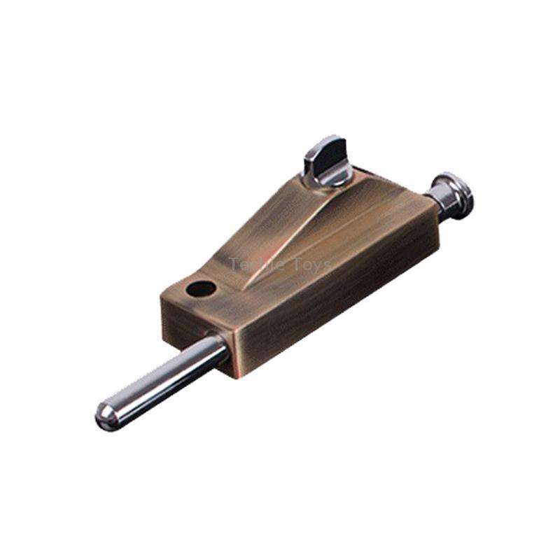 KDS-A013 Zinc Alloy Rotary Door Latch Lock Surface Mounted Spring Rotary Latch Lock, Specification: