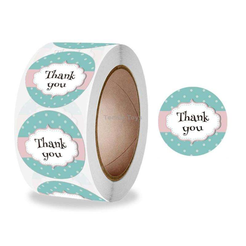 10 Rolls Seal Sticker Thank You Cute Animal Sticker Crafts Holiday Decoration Sticker, Size: 2.5cm /